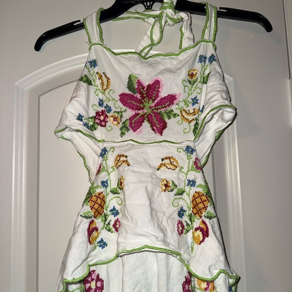 Farm Rio Tropical Romance Floral Maxi Dress size medium - Picture 5 of 11